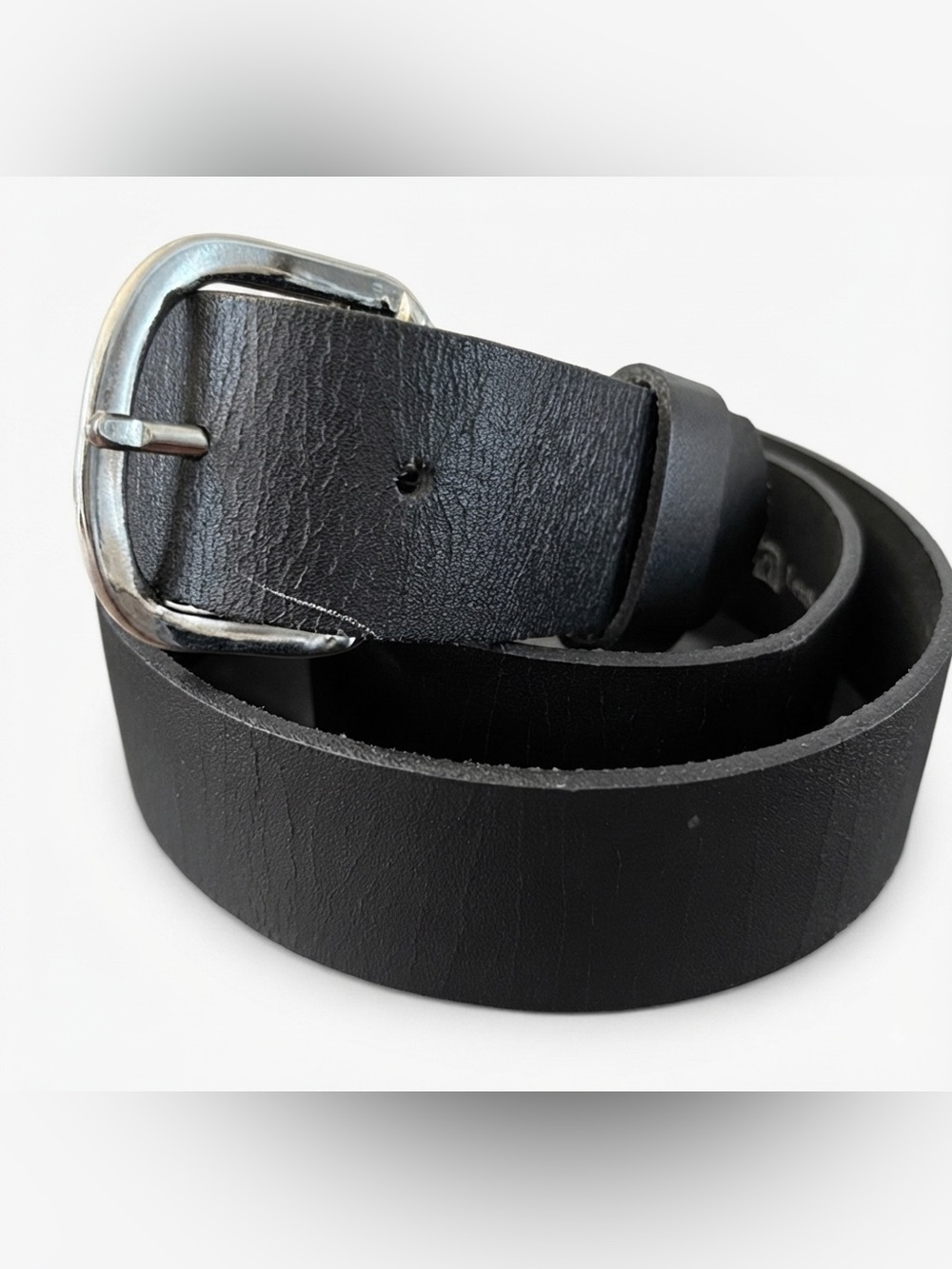 Unicorn Custom Leather Black Genuine Leather Belt – Made in Canada – Size 38